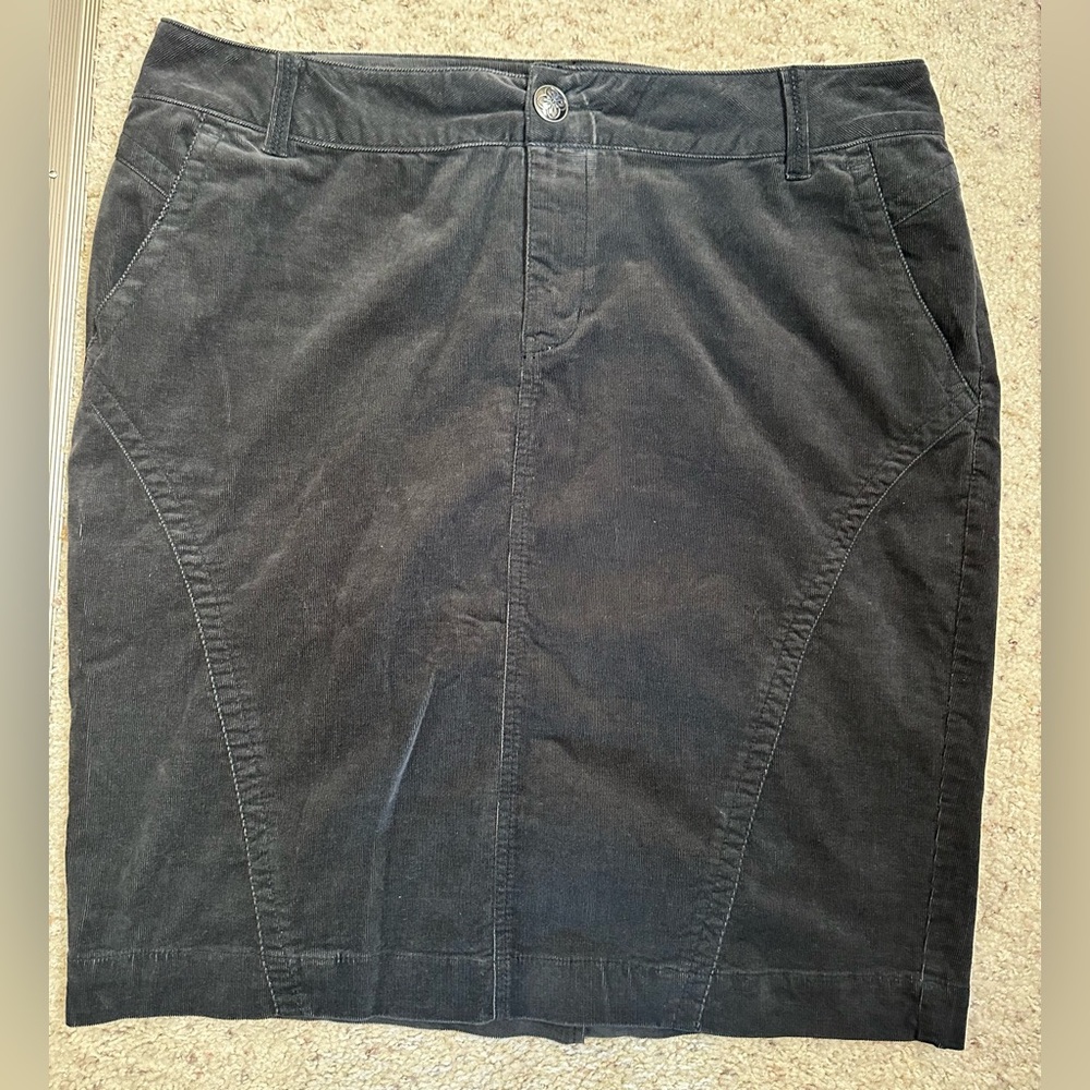 Lane Bryant Charcoal Pencil Skirt